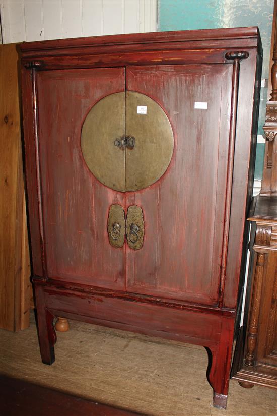 Chinese red cupboard